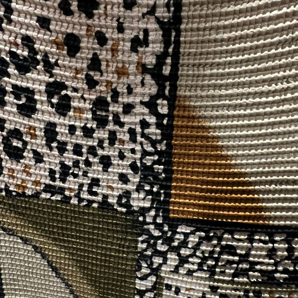 Milano High Round Collar Sleeveless Ribbed Top Mixed Patchwork Animal 🐆 Print - Picture 3 of 13